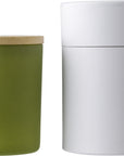 Kaars Josiah | Glas met bamboe deksel | Sojawas | 280 g