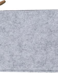 Cosmetisch tasje Lucy | Vilt | Synthetisch leren details