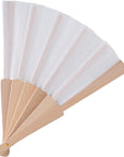 Handwaaier Rosanne | Stof | Houten handvat