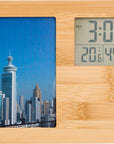 Weerstation Colton | Bamboe | Fotolijst