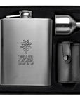 Heupflaconset Brittany | Rvs 304 | 220 ml | 4 bekers