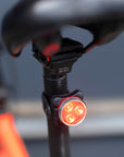 Fietslampset Elisabeth | Kunststof en siliconen | Oplaadbaar | 4 standen