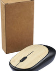 Draadloze muis Eileen | Bamboe details