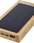 Powerbank Elz | Bamboe | Solar | 10.000 mAh