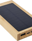 Powerbank Elz | Bamboe | Solar | 10.000 mAh