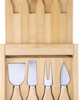 Kaasplank Zea | Bamboe | 4 stuks