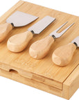 Kaasplank Zea | Bamboe | 4 stuks