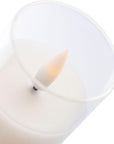 LED-kaars Serin | Glazen houder