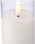 LED-kaars Serin | Glazen houder