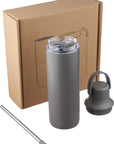 Dubbelwandige fles Omari | 500 ml | Twee doppen