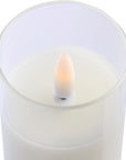 LED-kaars Serin | Glazen houder