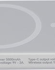 Draadloze-opladerpowerbank Miren | 5.000 mAh | Geschikt voor MagSafe