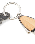 Sleutelhanger met flesopener Kellan | Bamboe inleg