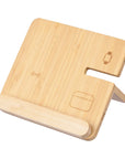 Draadloze oplader Tribu | Bamboe | 3-in-1