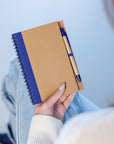 Notitieboek Stella | Karton | Gelijnd | Met balpen