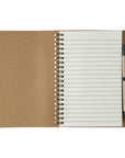 Notitieboek Stella | Karton | Gelijnd | Met balpen