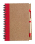 Notitieboek Stella | Karton | Gelijnd | Met balpen