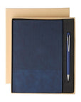 Notitieboekset Tarek | Synthetisch leer | A5 | Met balpen