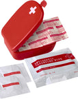 EHBO-set Mila | Kunststof koffer | Rood met wit kruis