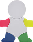 Markeerstiftenset Ella | Poppetjesvorm | 4 kleuren