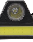 Hoofdlamp Mina | Kunststof | LED + COB | USB-C oplaadbaar