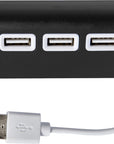 USB-hub Leo | Aluminium | 4 poorten