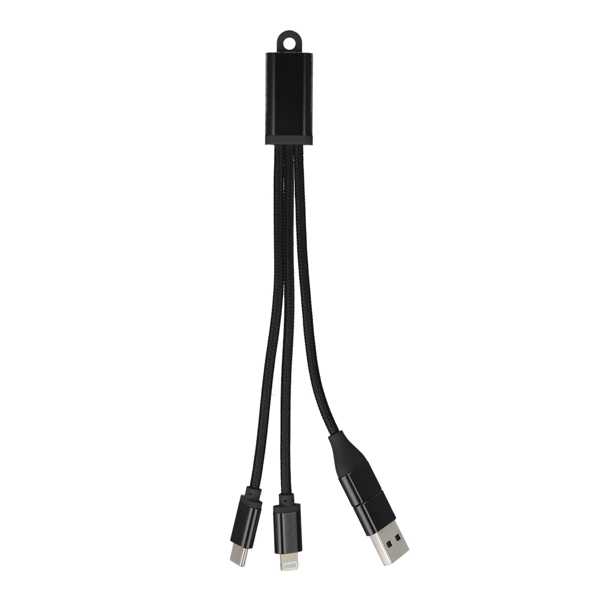 2-in-1 Oplaadkabel USB-A/C naar USB-C & Lightning Aluminium - JEFFS. Merchandise