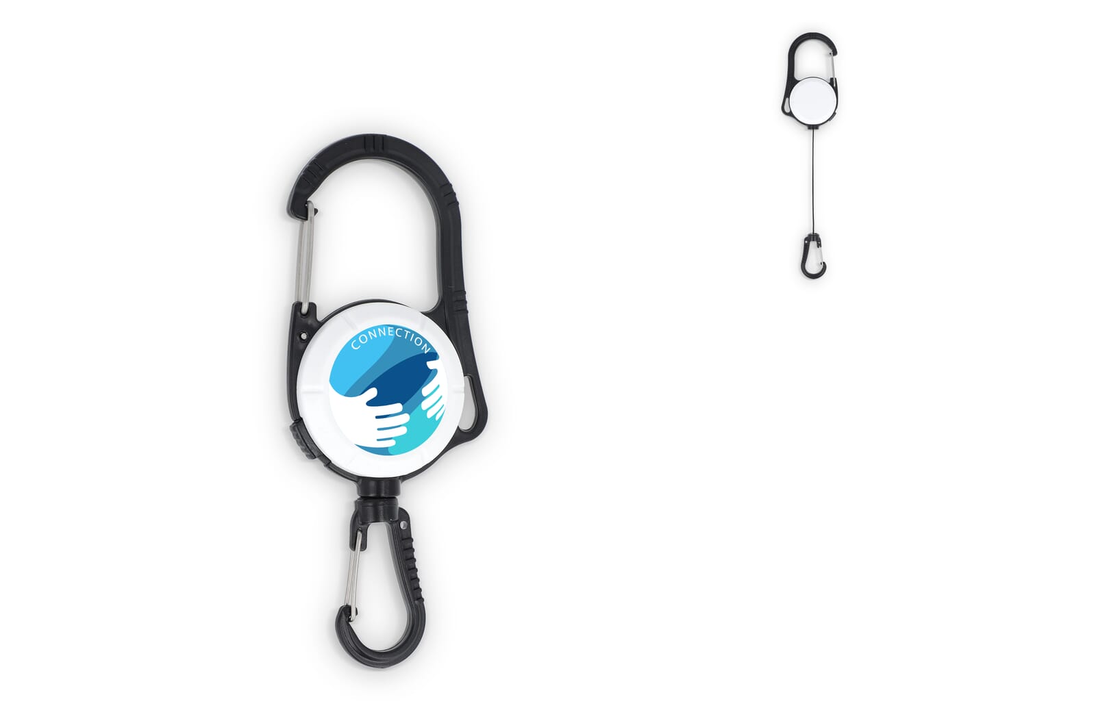 2 - weg Karabijnhaak Kaarthouder - JEFFS. Merchandise
