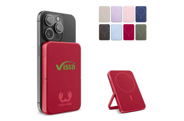 2PBM5000| Fresh 'n Rebel Geschikt voor MagSafe Draadloze Powerbank 5000mAh - JEFFS. Merchandise