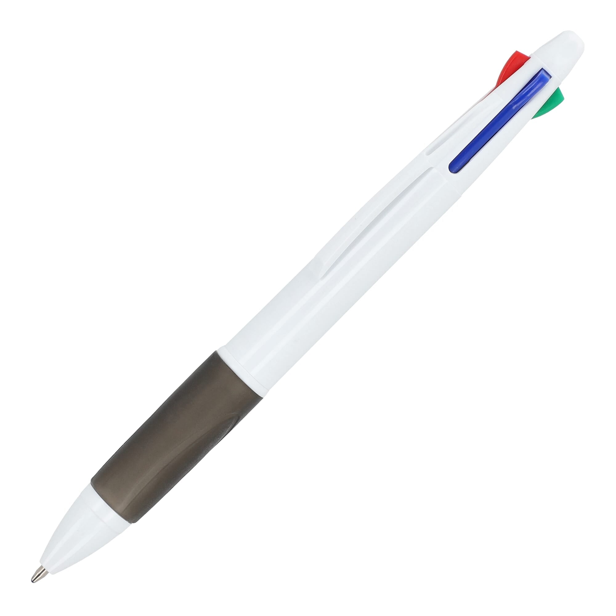 4-kleuren balpen met grip - JEFFS. Merchandise
