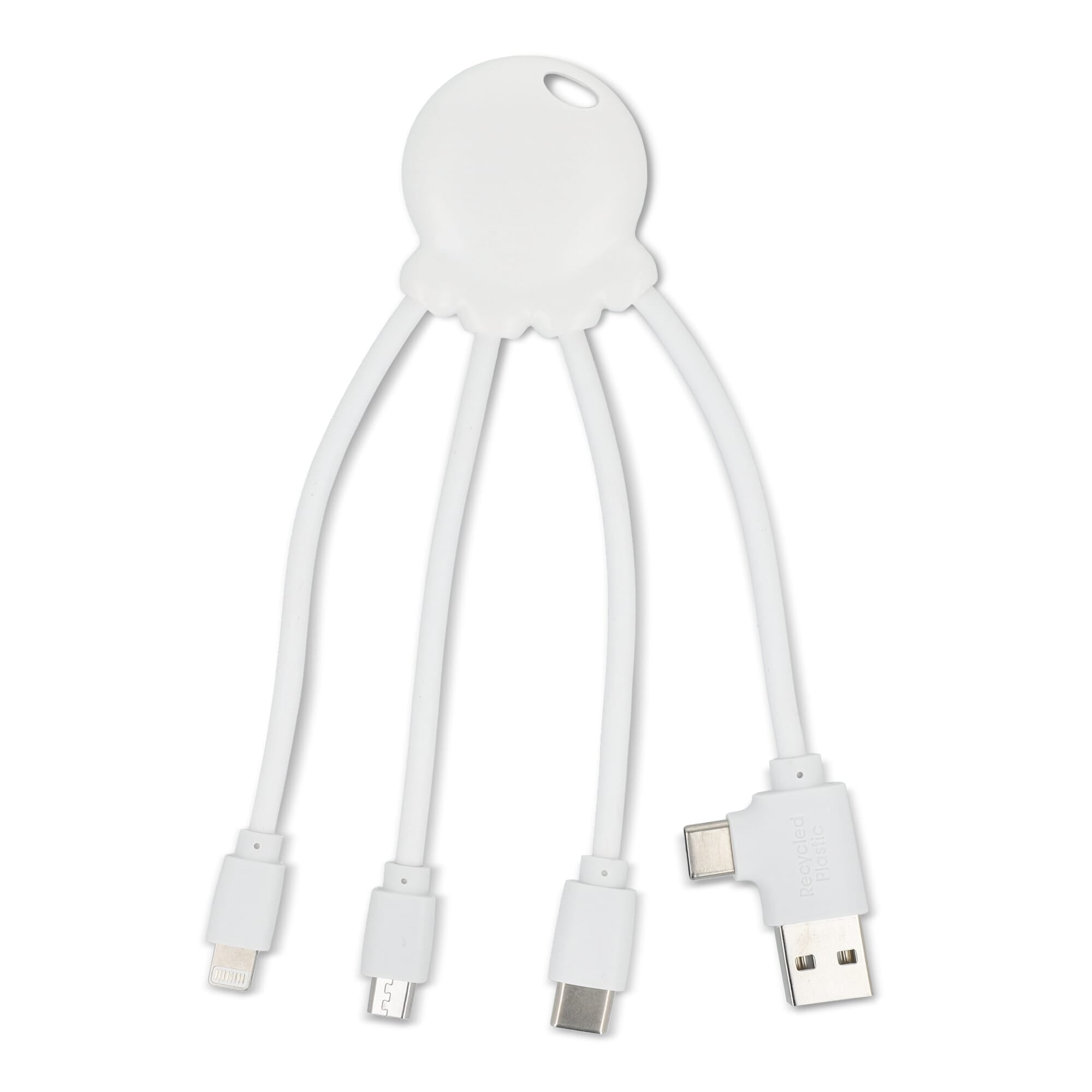 4009| Xoopar Eco Octopus Oplaadkabel Ocean Bound Plastic - JEFFS. Merchandise