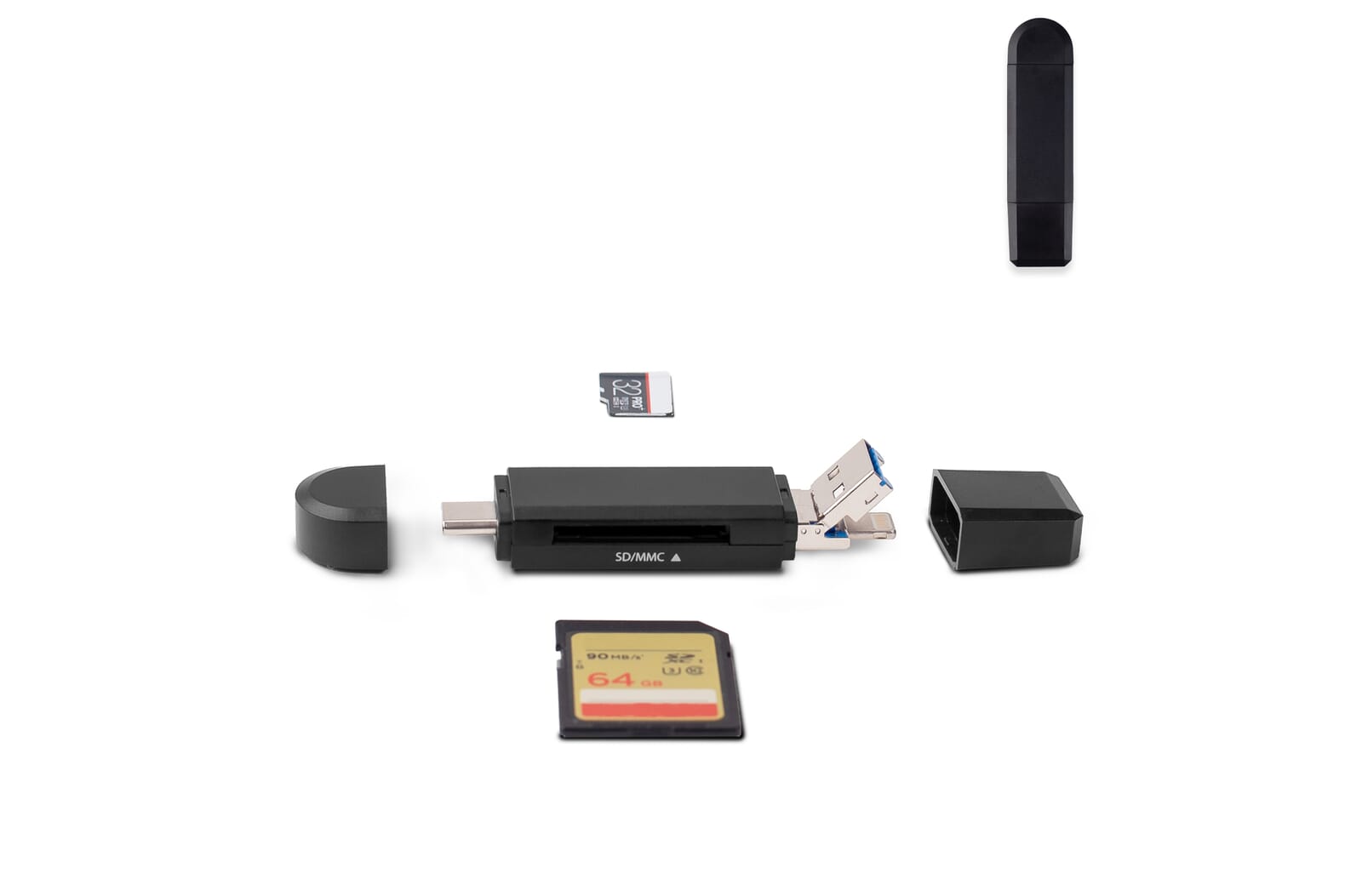 Kaart lezer USB Zwart