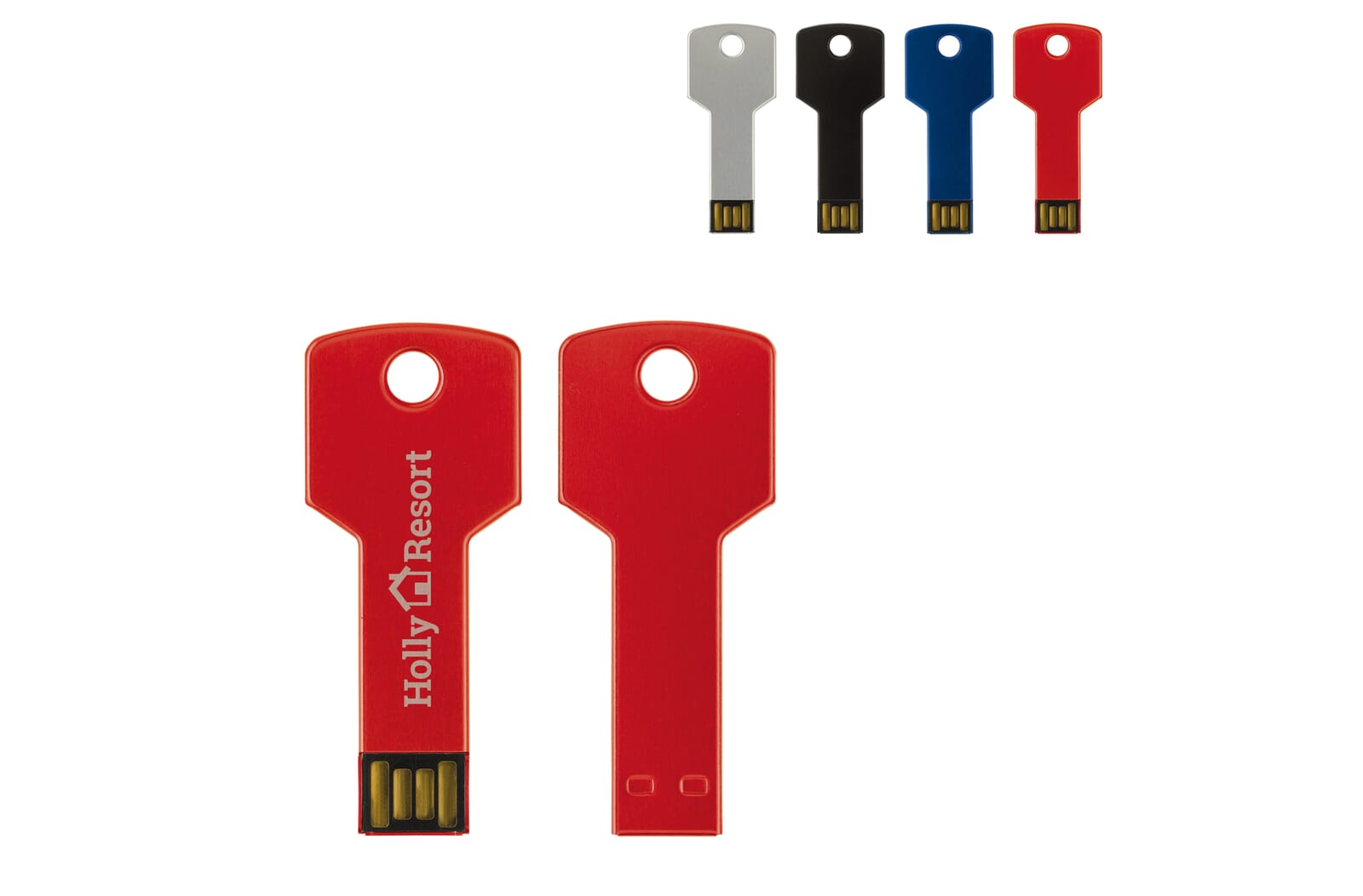 USB stick 2.0 key 8GB Zwart