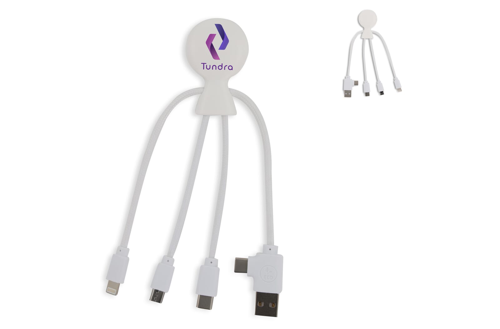 2099 | Xoopar Mr. Bio Smart Oplaadkabel met NFC Wit