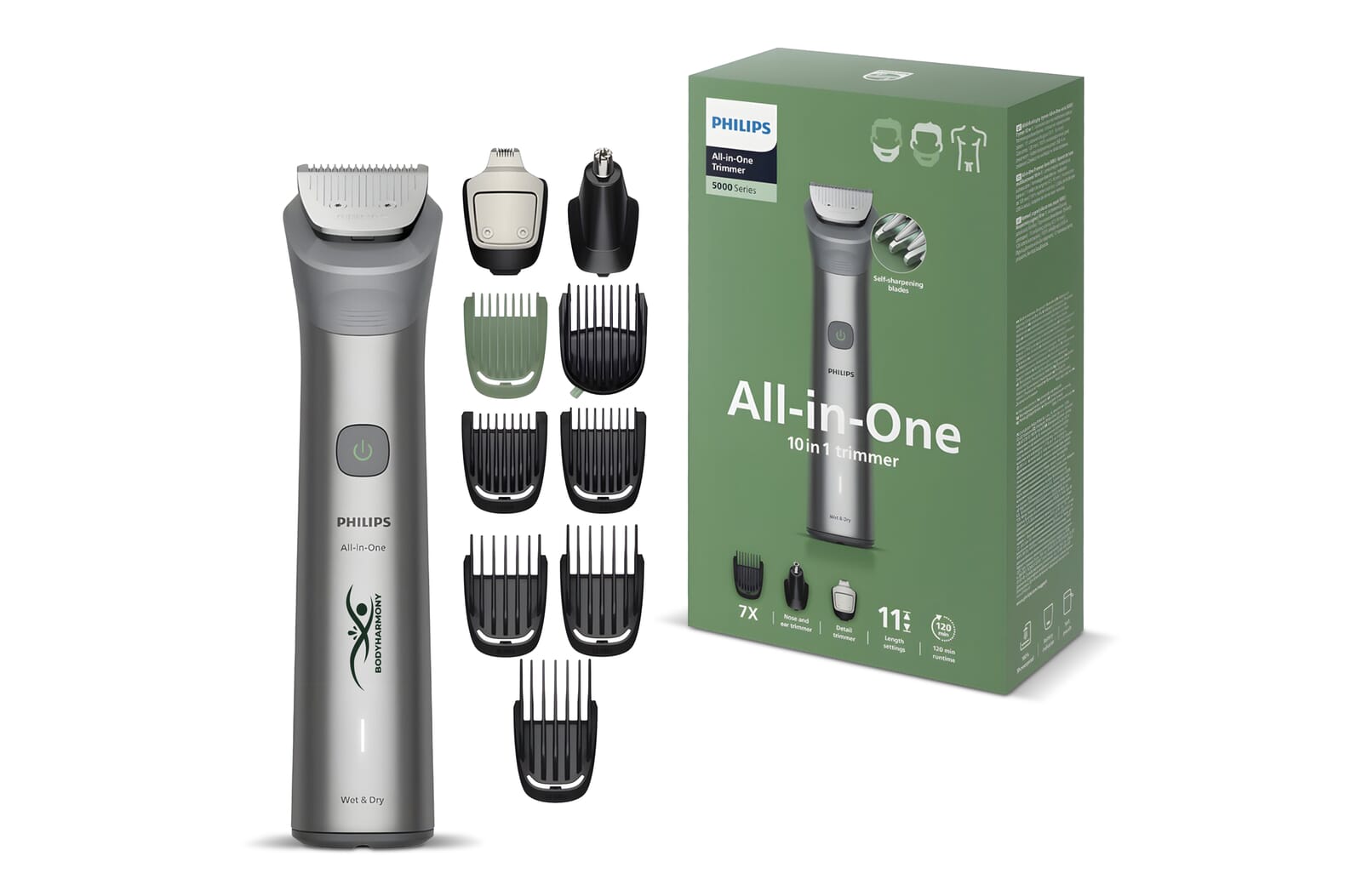 MG5921/15 | Philips ALL-IN-ONE 5000 Zwart
