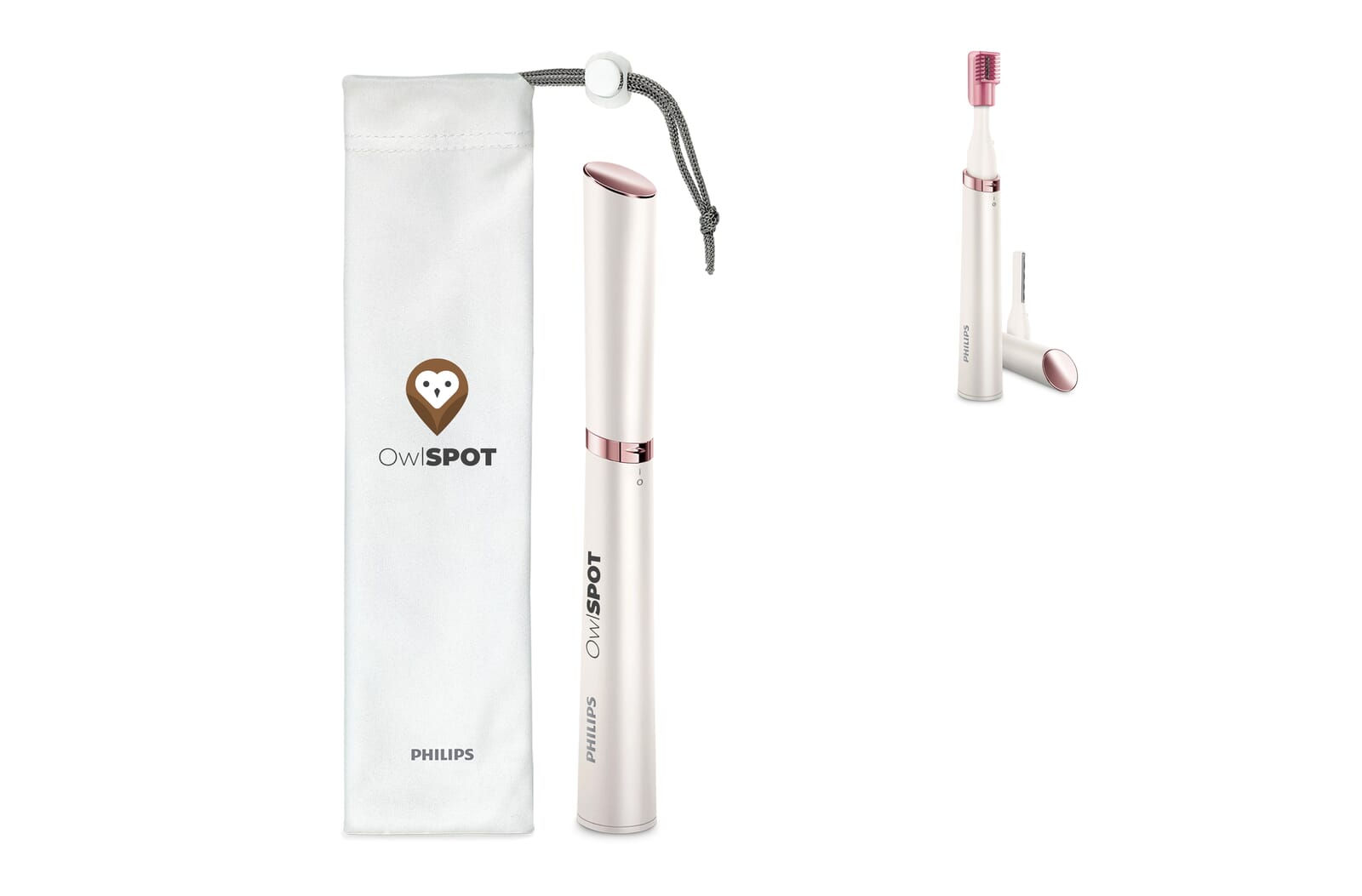 HP6393|Philips Pen precisietrimmer voor bijwerken lichaam- en gezichtsthaar Wit