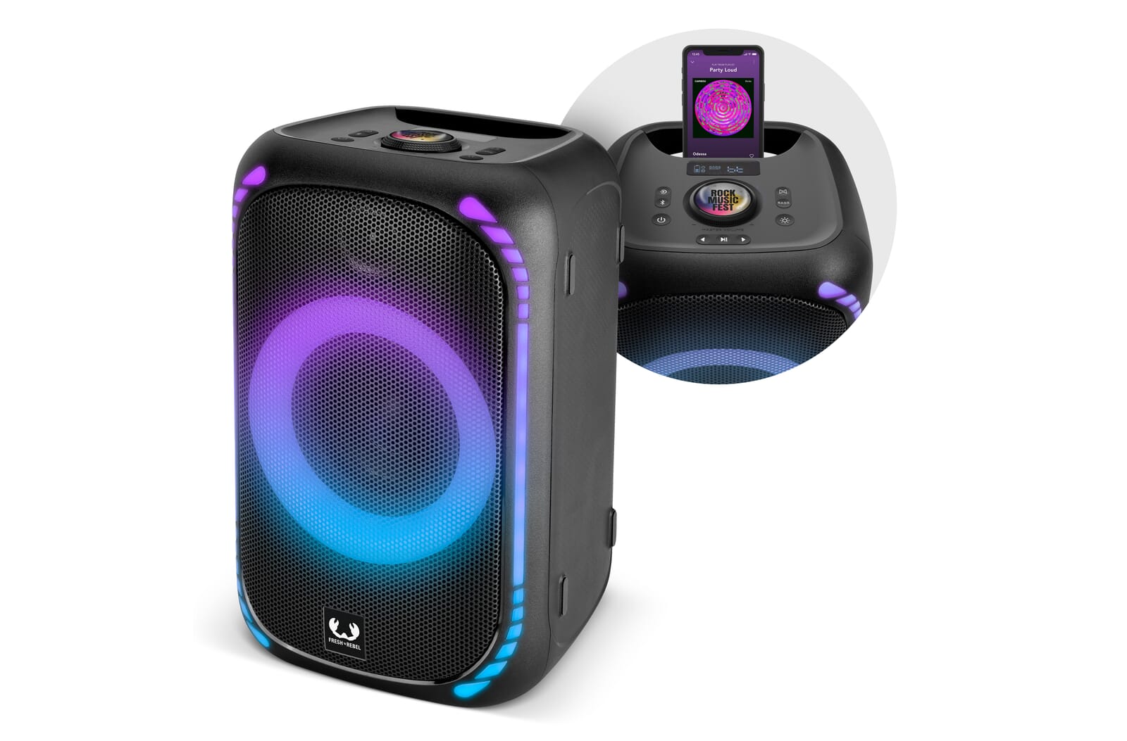 1PS100M I Fresh 'n Rebel Party Loud M speaker Zwart