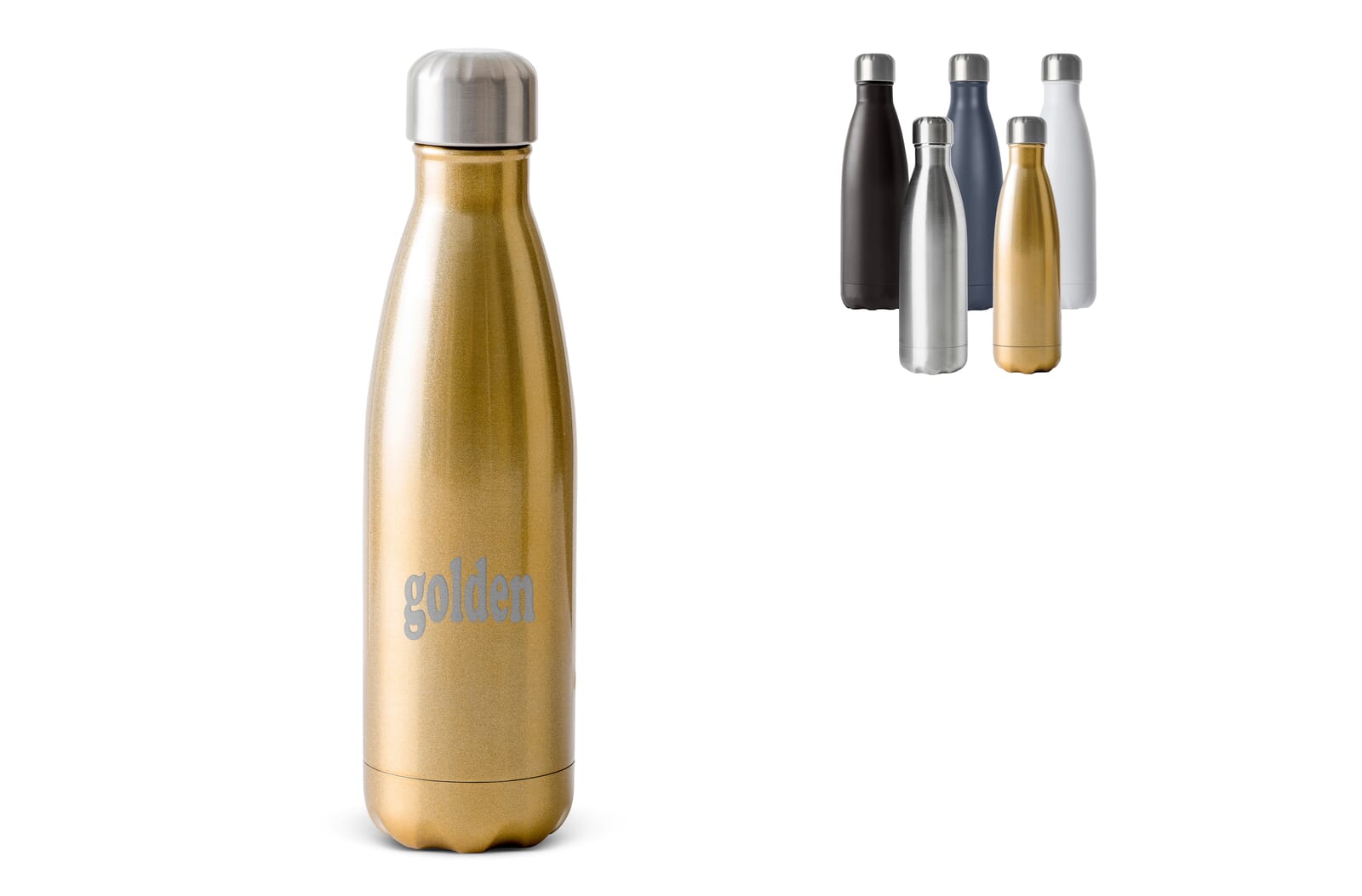 Sagaform Nils stalen fles 500ml Wit