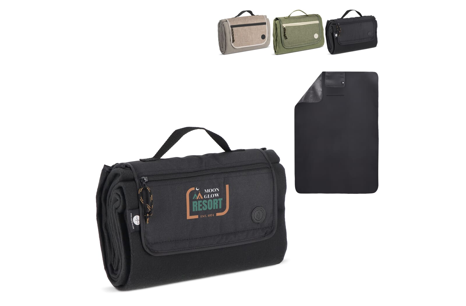 Sagaform picknickkleed City 170x130cm Zwart