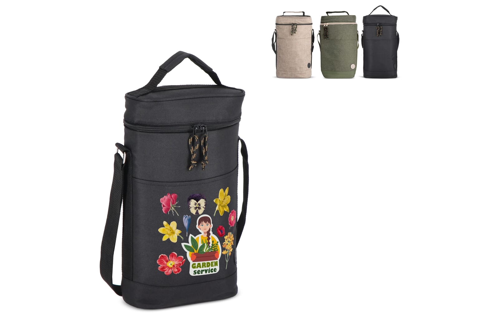 Sagaform City koeltas hoog 9 liter Zwart