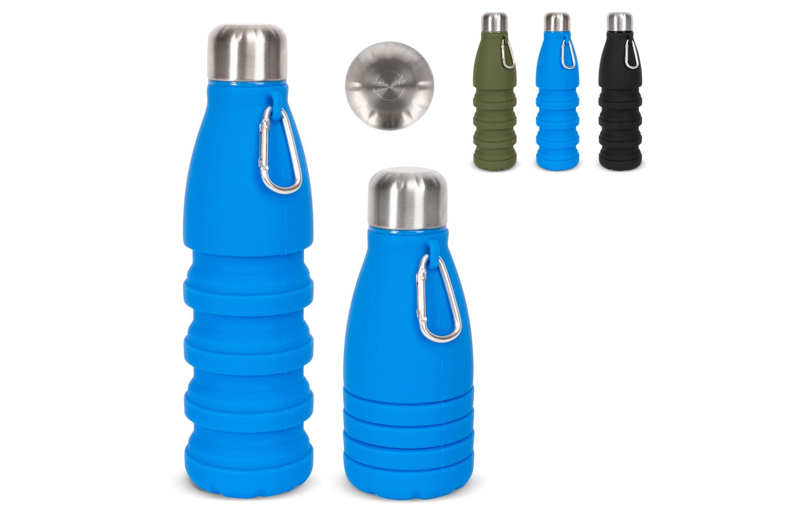 Sagaform Stig invouwbare fles 550ml Blauw
