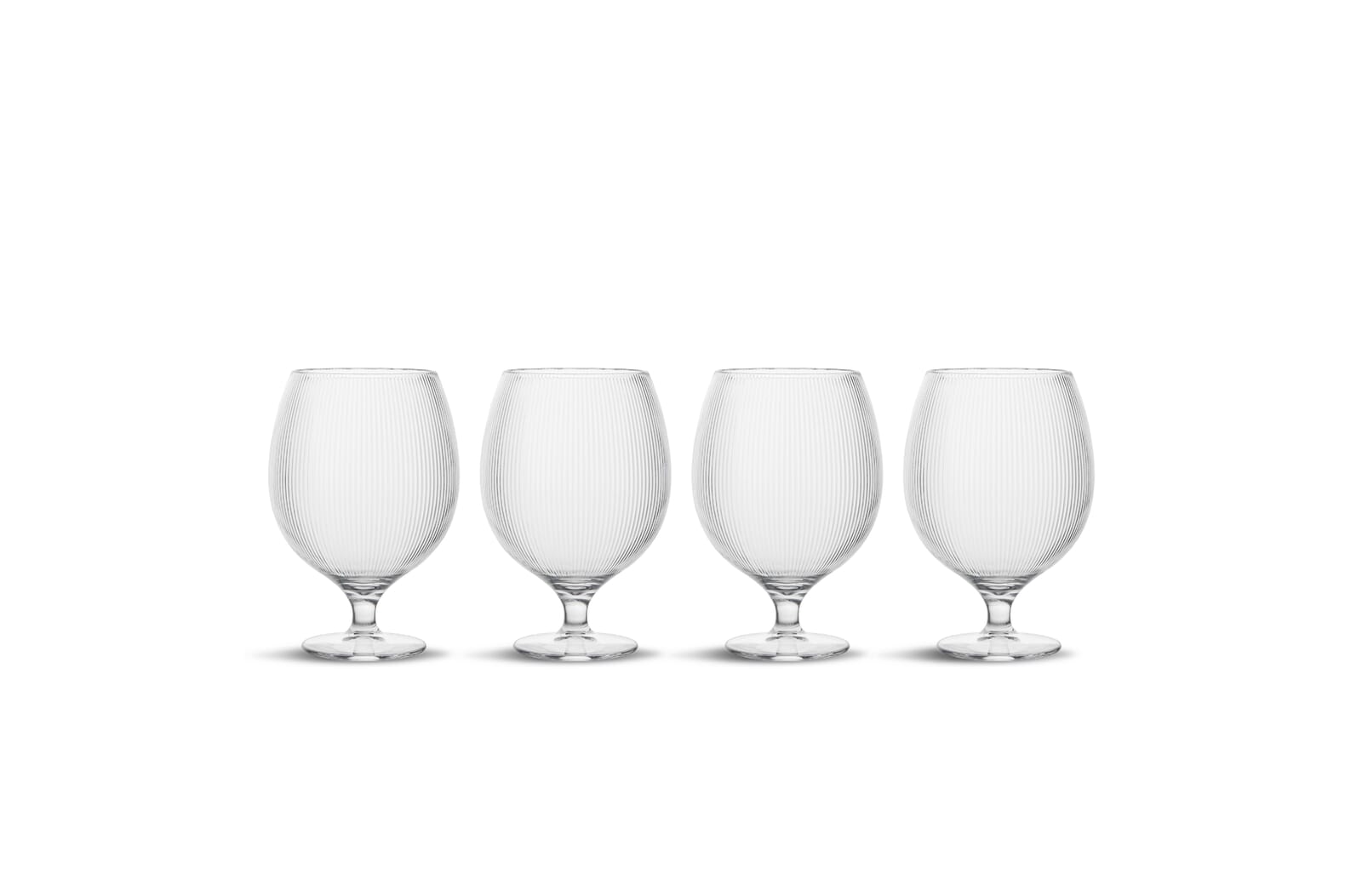 Billi bierglas set van 4 Transparant