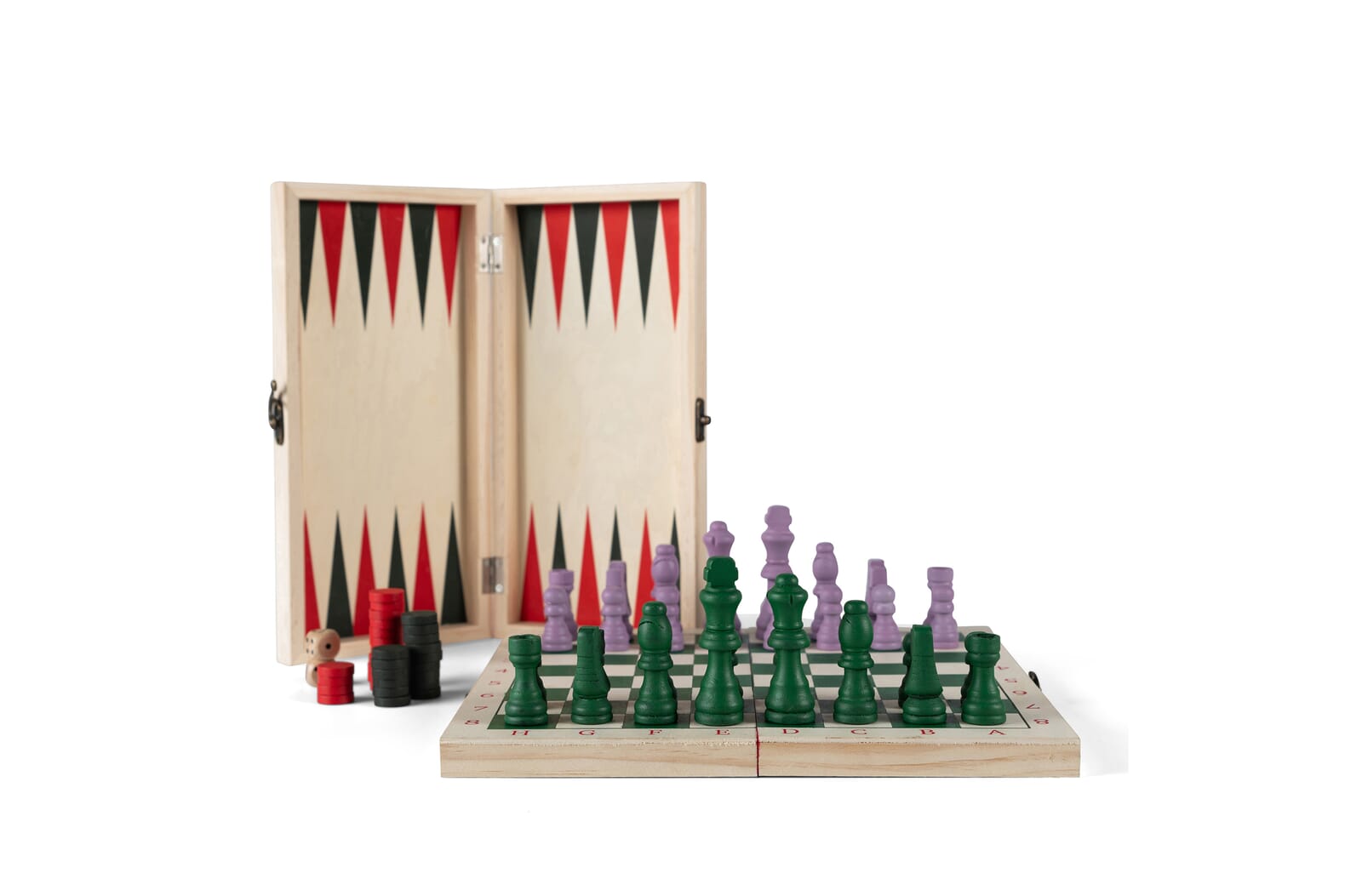 Byon Schaak/Backgammon spel Beth Hout