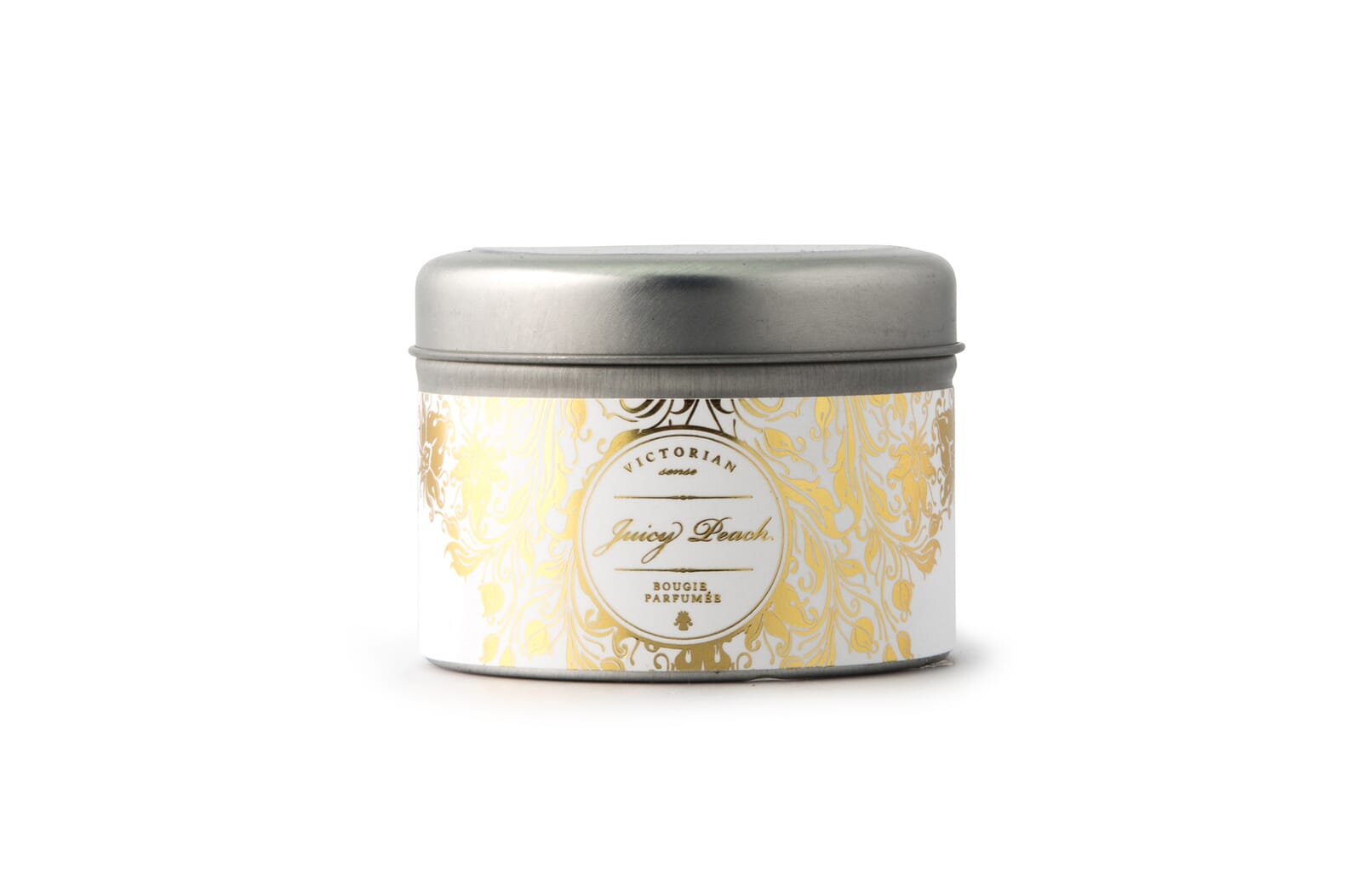 Victorian Sense Tinbox Juicy Peach geurkaars Metaal