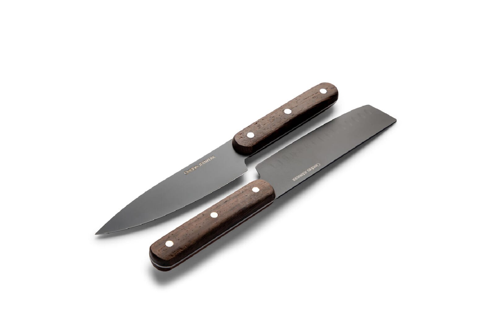 Orrefors Jernverk set van 2 messen, zwart &amp; hout Zwart