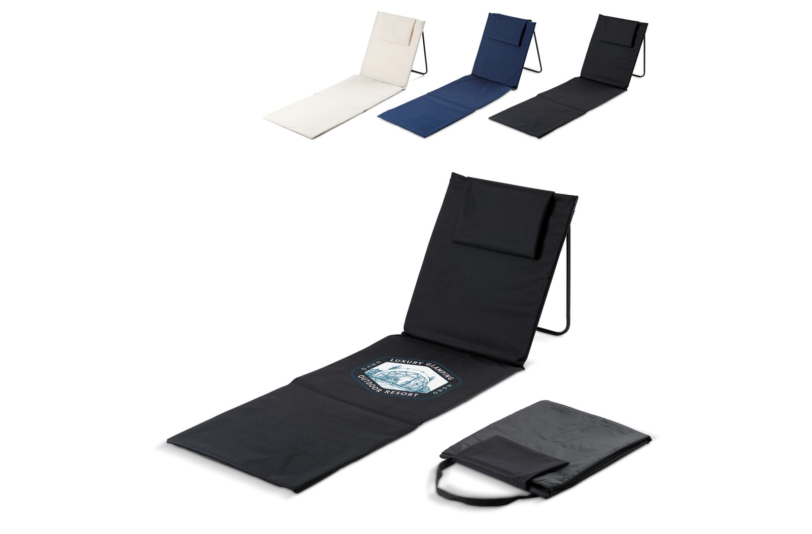 InSideOut strand matras Zwart