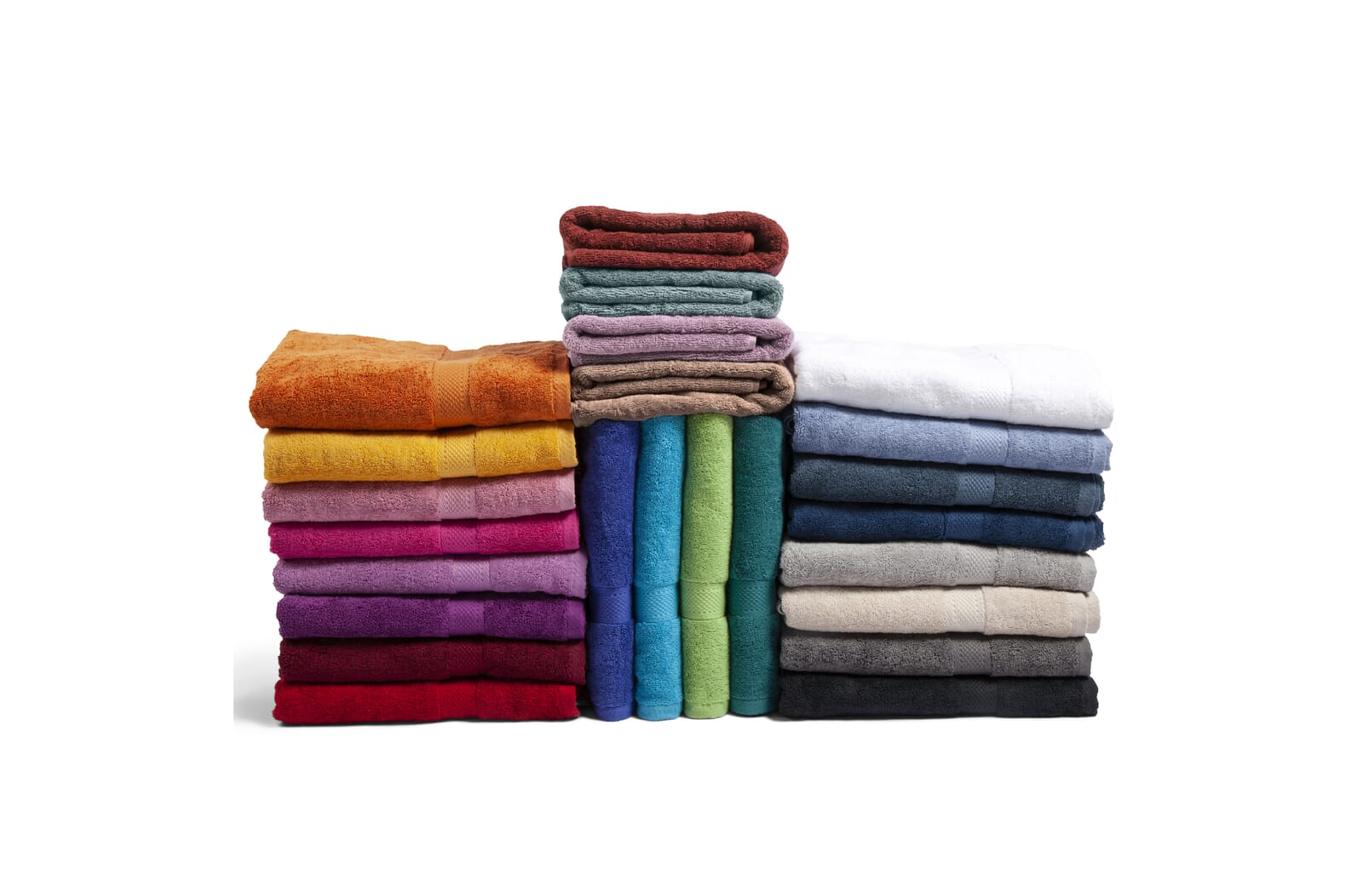 Lord Nelson Fairtrade handdoek 70x130cm set van 3 Wit