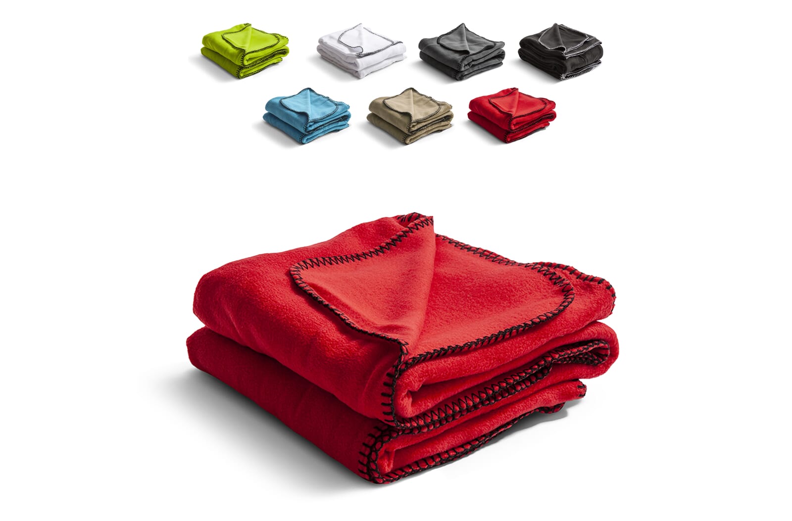 Nightingale fleece deken 130x170 cm Wit