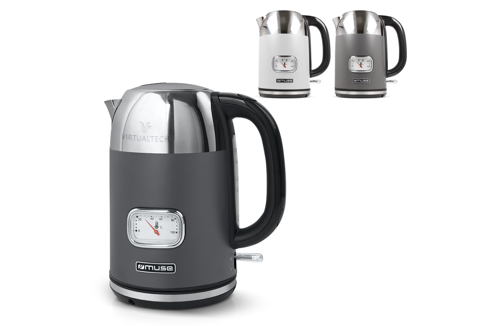 Muse waterkoker 1,7 Liter Crème