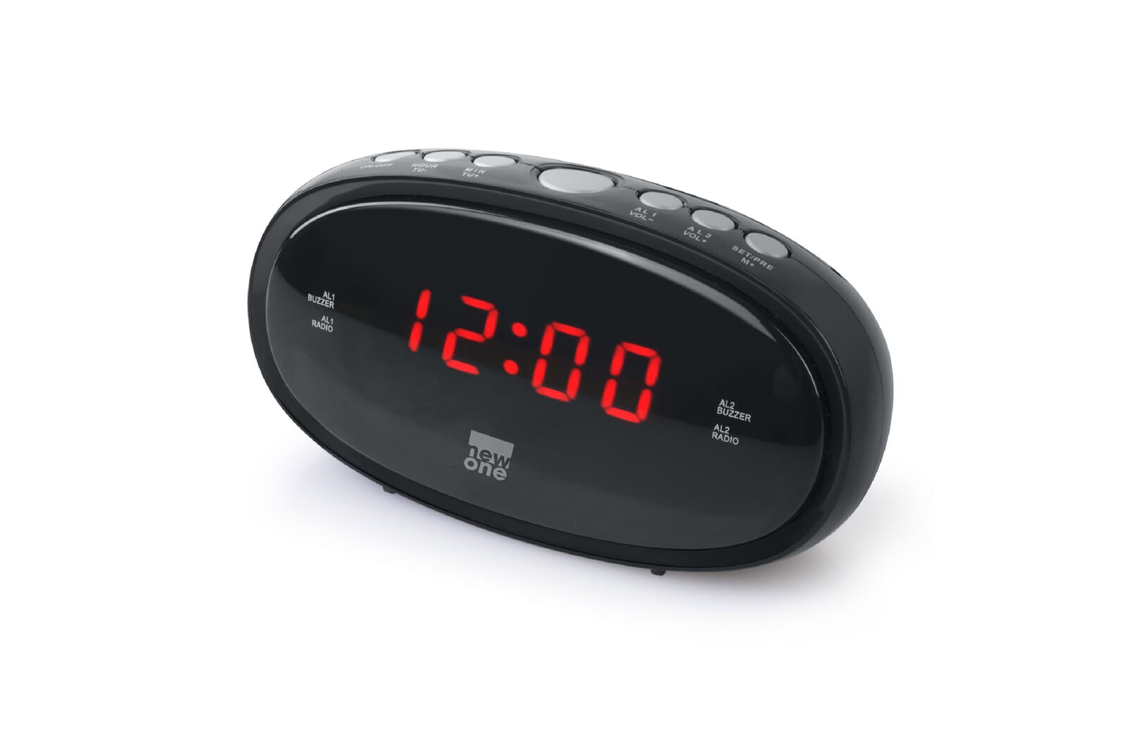 CR100 | NewOne PLL wekkerradio Zwart
